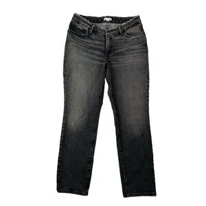 Good American GOOD CLASSIC LOW WAIST FRAY GCLWF602BT BLACK Jeans‎ sz 30
